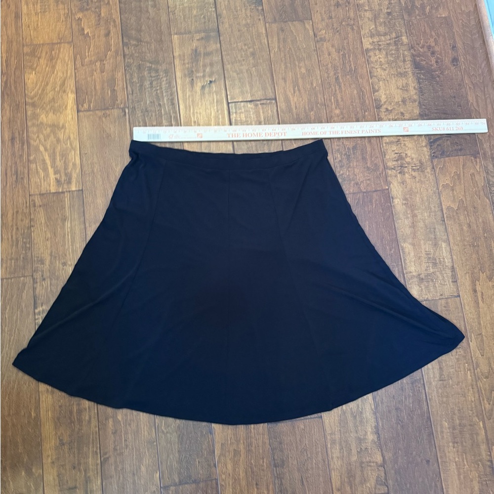 Liz & Co. Elegant Black Women's Mini Skirt 2X
